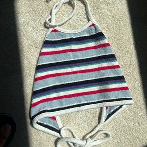 Zara Multicolor Striped Knit Top